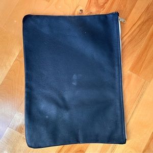 American Apparel Oversized Leather Pouch